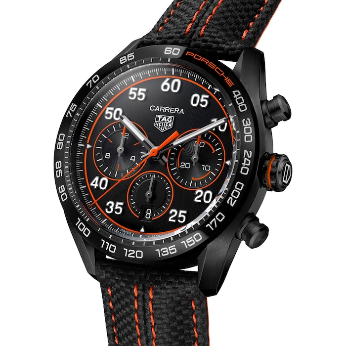 Hands-On Debut: TAG Heuer Carrera Chronograph X Porsche Orange