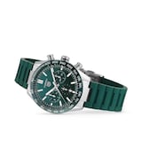 TAG Heuer Carrera Chronograph 44mm Mens Watch Green Rubber