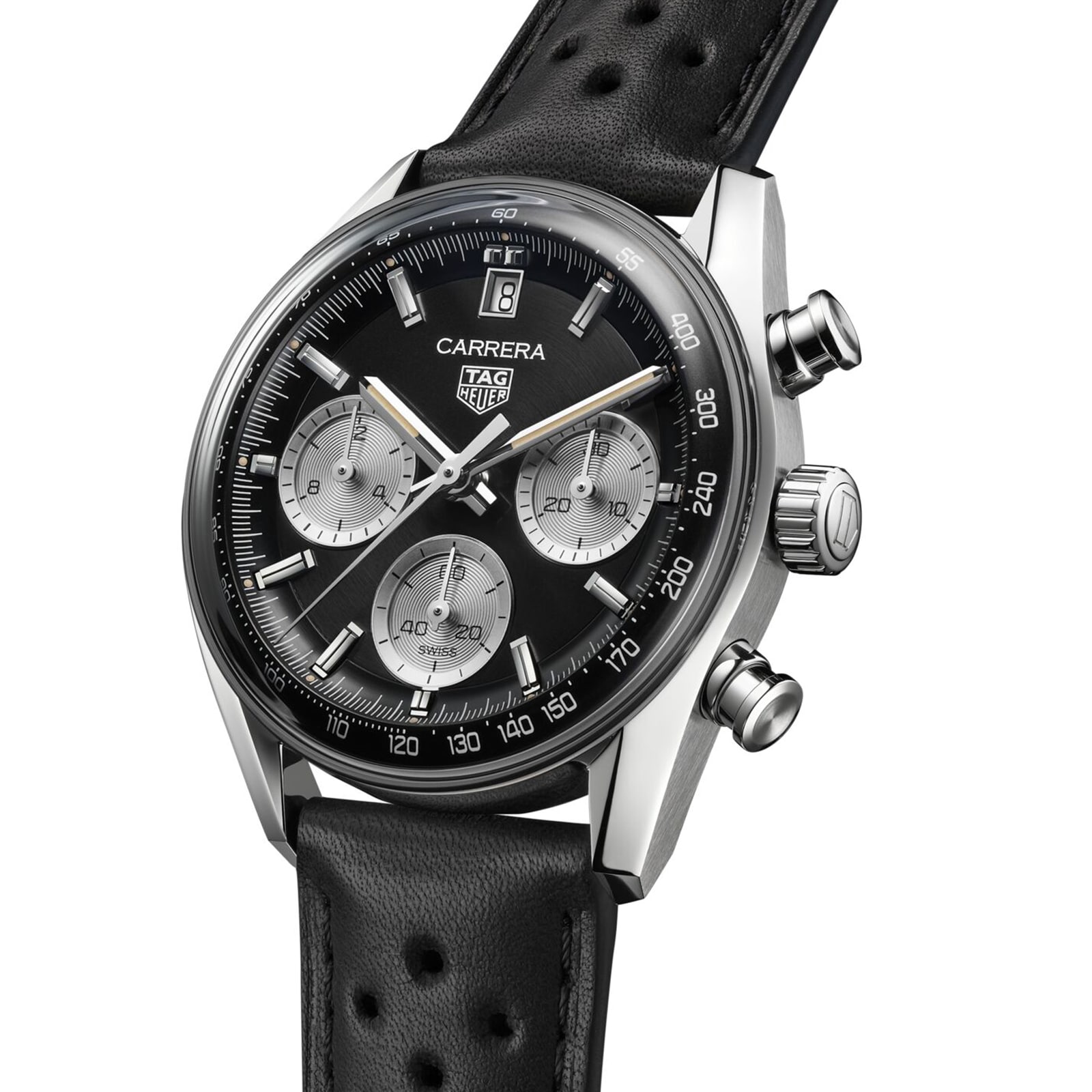 TAG Heuer Carrera Chronograph 39mm Mens Watch Black