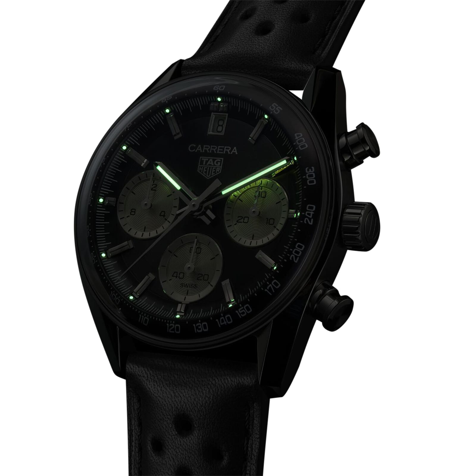 TAG Heuer Carrera Chronograph 39mm Mens Watch Black