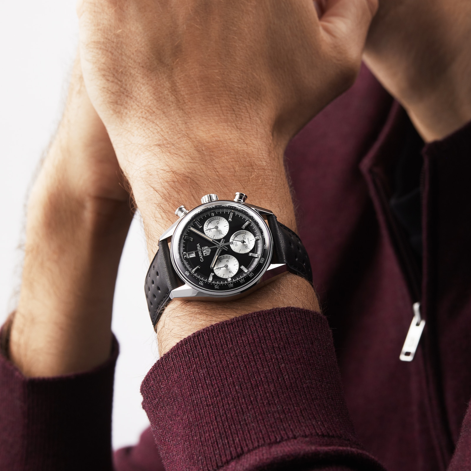 TAG Heuer Carrera Chronograph 39mm Mens Watch Black