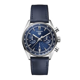 17382064 - Carrera Chronograph 39mm Mens Watch Blue