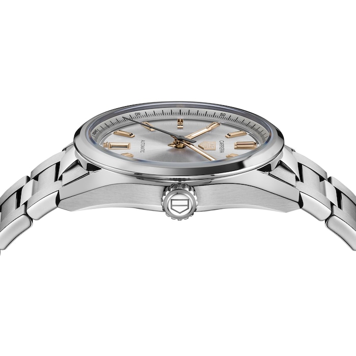 TAG Heuer Carrera Date 36mm Ladies Watch Silver