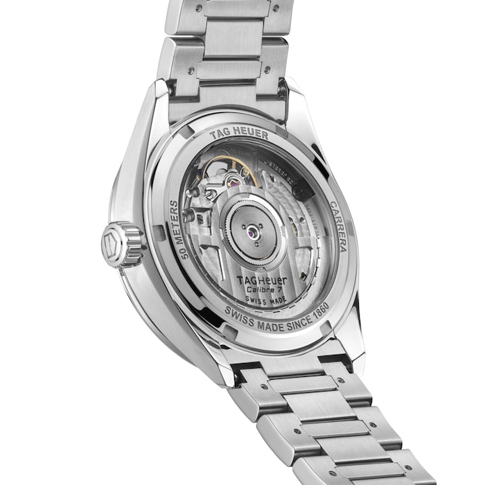 TAG Heuer Carrera Date 36mm Unisex Watch Silver