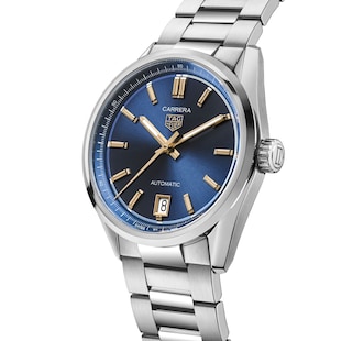 TAG Heuer Carrera Date 36mm Unisex Watch Deep Blue