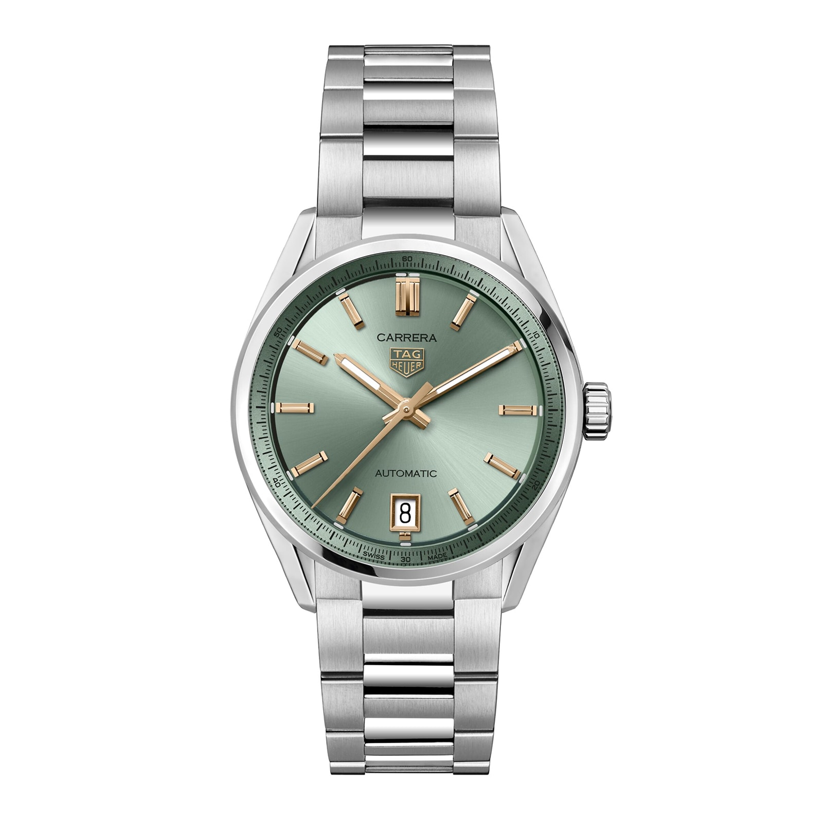 TAG Heuer Carrera Date 36mm Unisex Watch Green TAG Heuer Carrera Date 36mm Unisex Watch Green