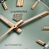 TAG Heuer Carrera Date 36mm Ladies Watch Green