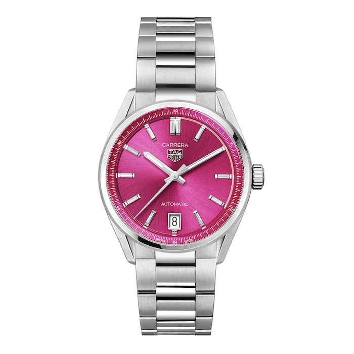 TAG Heuer Carrera Date 36mm Ladies Watch Pink