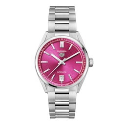 17382073 - Carrera Date 36mm Unisex Watch Pink