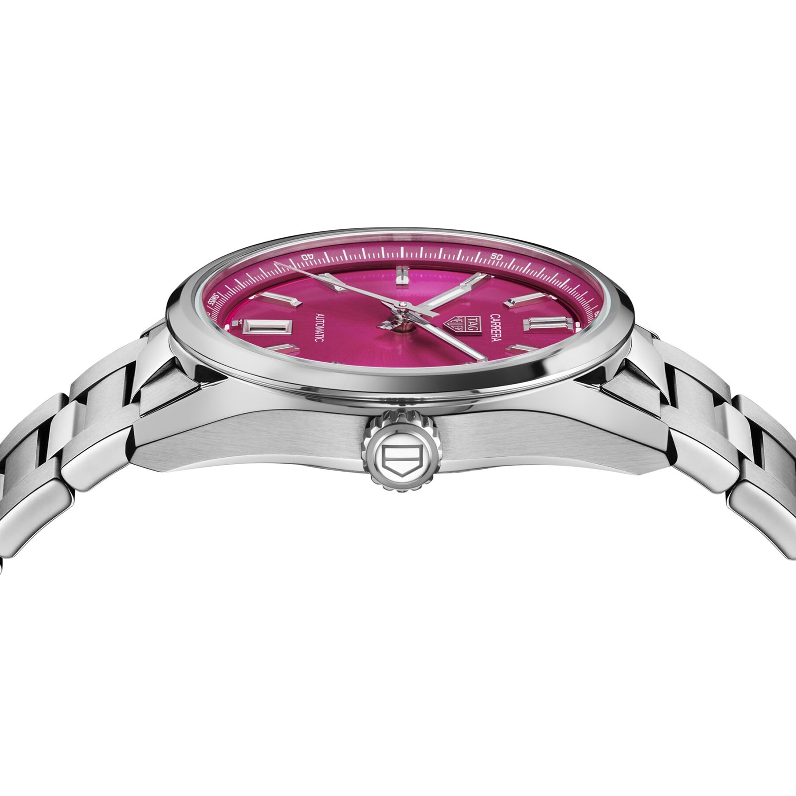 Tag heuer hotsell pink face watch