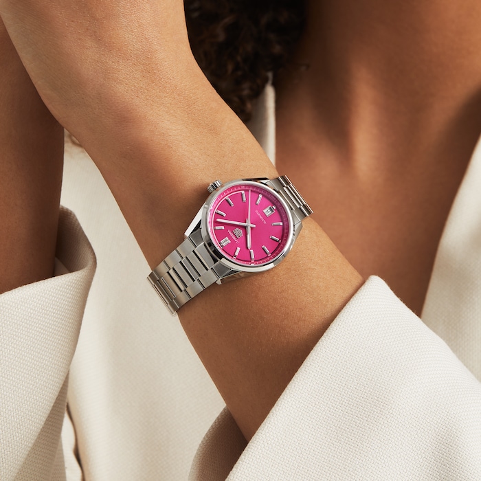 tag heuer carrera ladies pink