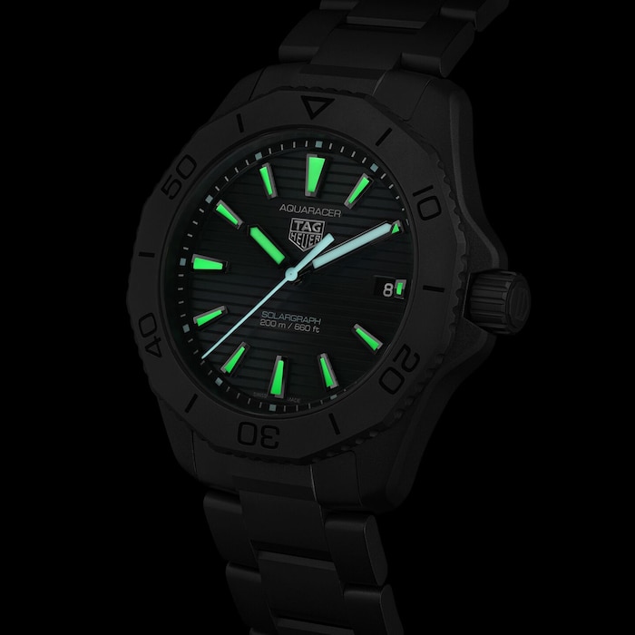 TAG Heuer Aquaracer Professional 200 Solargraph 40mm Mens Watch