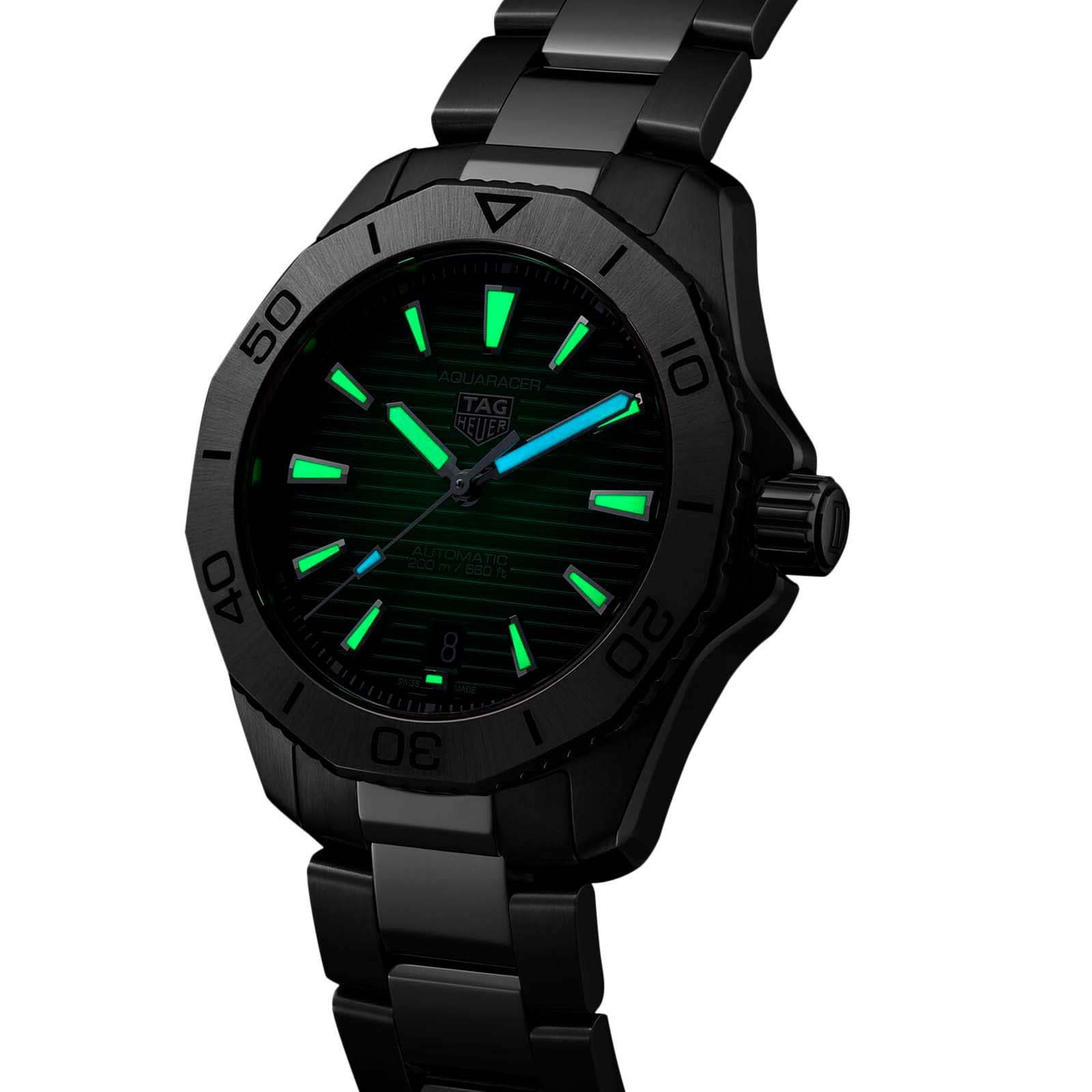 TAG Heuer Aquaracer Professional 200 40mm Mens Watch Green