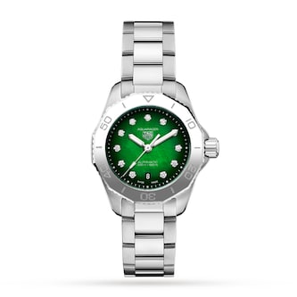 TAG Heuer Aquaracer Professional 200 30mm Ladies Watch Green TAG Heuer Aquaracer Professional 200 30mm Ladies Watch Green