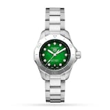 TAG Heuer Aquaracer Professional 200 30mm Ladies Watch Green