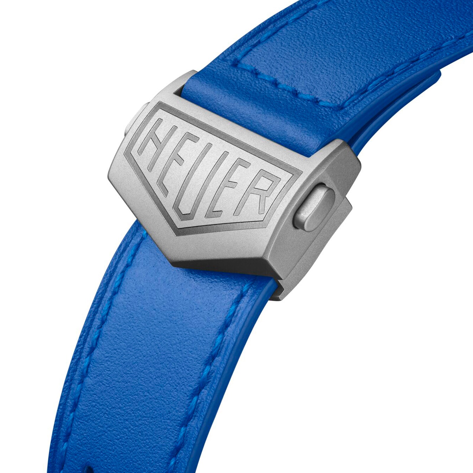 TAG Heuer Monaco Chronograph Racing Blue Limited Edition 39mm Mens Watch Silver