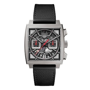 TAG Heuer Monaco Chronograph 39mm Mens Watch Titanium Black