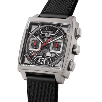 TAG Heuer Monaco Chronograph 39mm Mens Watch Titanium Black TAG Heuer Monaco Chronograph 39mm Mens Watch Titanium Black