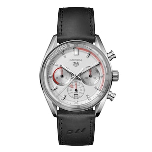 TAG Heuer Carrera Chronosprint X Porsche Special Edition 42mm Mens Watch Silver