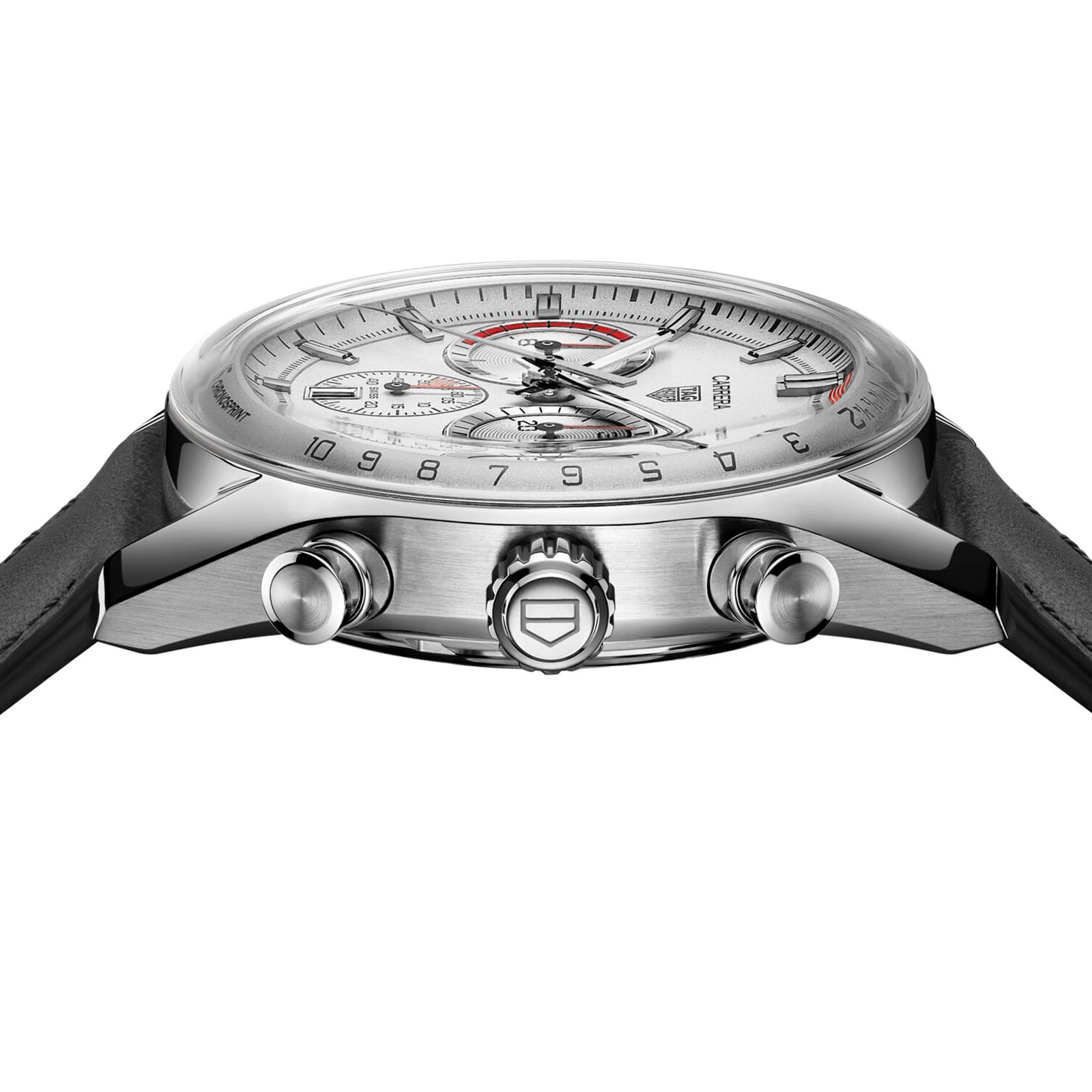 TAG Heuer Carrera Chronosprint X Porsche Special Edition 42mm Mens Watch Silver