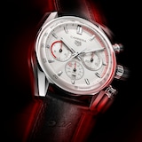 TAG Heuer Carrera Chronosprint X Porsche Special Edition 42mm Mens Watch Silver