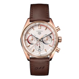 17382095 - Carrera Chronosprint X Porsche Special Edition 42mm Mens Watch Beige