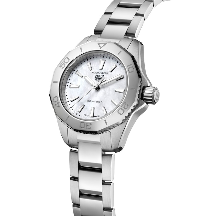 TAG Heuer Aquaracer Professional 200 30mm Ladies Watch Mother Of Pearl