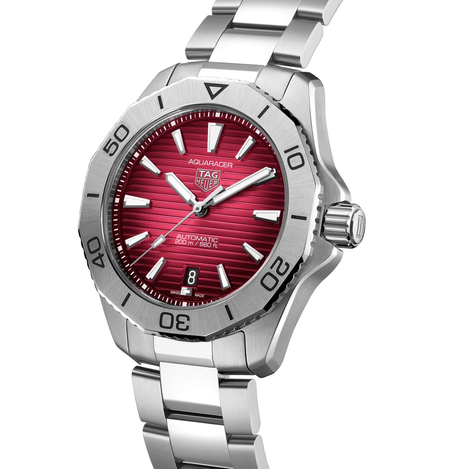 TAG Heuer Aquaracer Professional 200 40mm Mens Watch Red