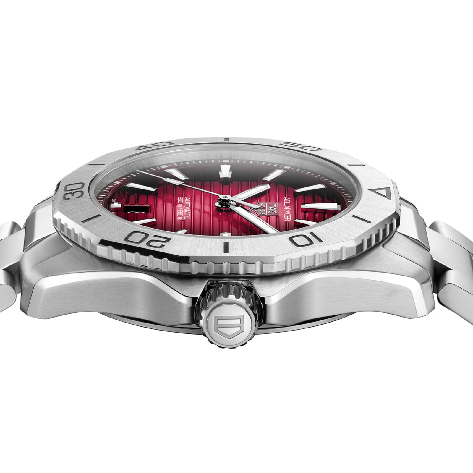 TAG Heuer Aquaracer Professional 200 40mm Mens Watch Red WBP2114