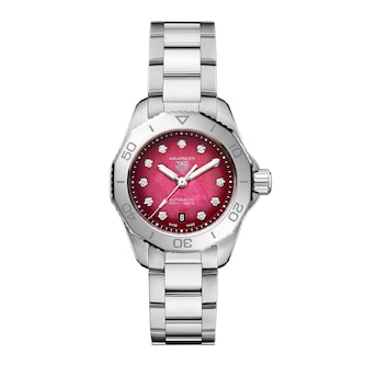 TAG Heuer Aquaracer Professional 200 Date 30mm Ladies Watch Red TAG Heuer Aquaracer Professional 200 Date 30mm Ladies Watch Red