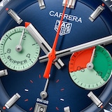 TAG Heuer Carrera Chronograph Skipper 39mm Mens Watch Blue