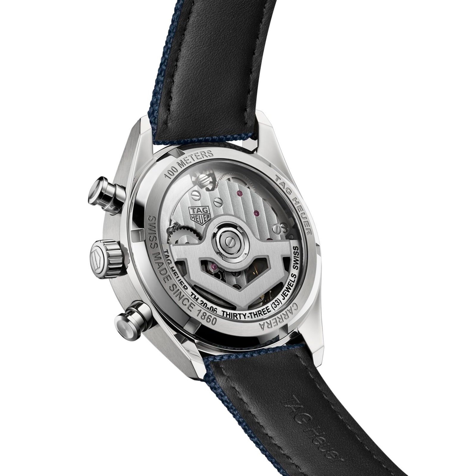 TAG Heuer Carrera Chronograph Skipper 39mm Mens Watch Blue