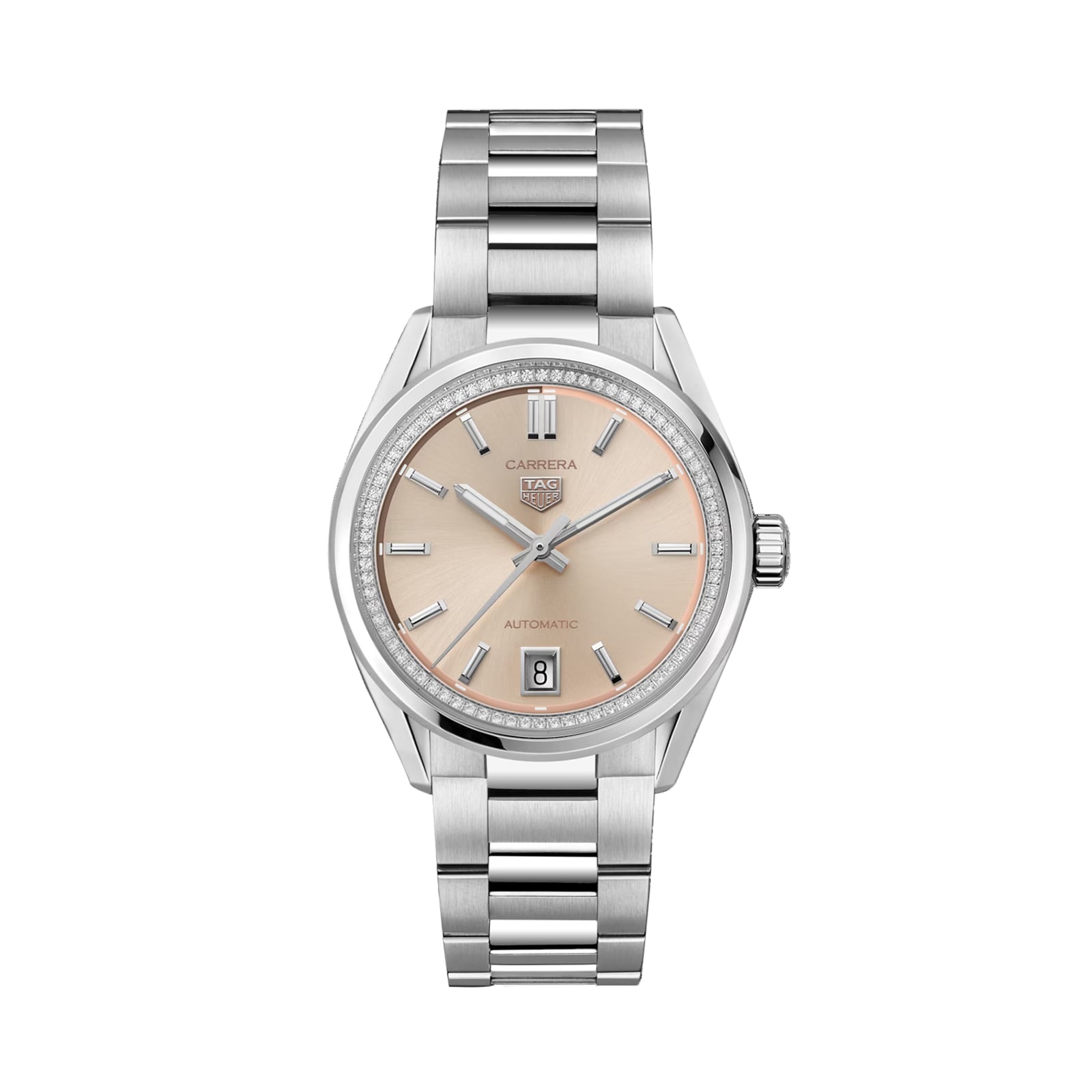 TAG Heuer Carrera 36mm Ladies Watch Diamonds Pink TAG Heuer Carrera 36mm Ladies Watch Diamonds Pink