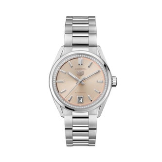 TAG Heuer Carrera 36mm Ladies Watch Diamonds Pink TAG Heuer Carrera 36mm Ladies Watch Diamonds Pink