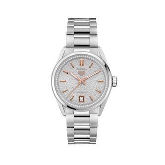 TAG Heuer Carrera 36mm Ladies Watch Diamonds Silver TAG Heuer Carrera 36mm Ladies Watch Diamonds Silver