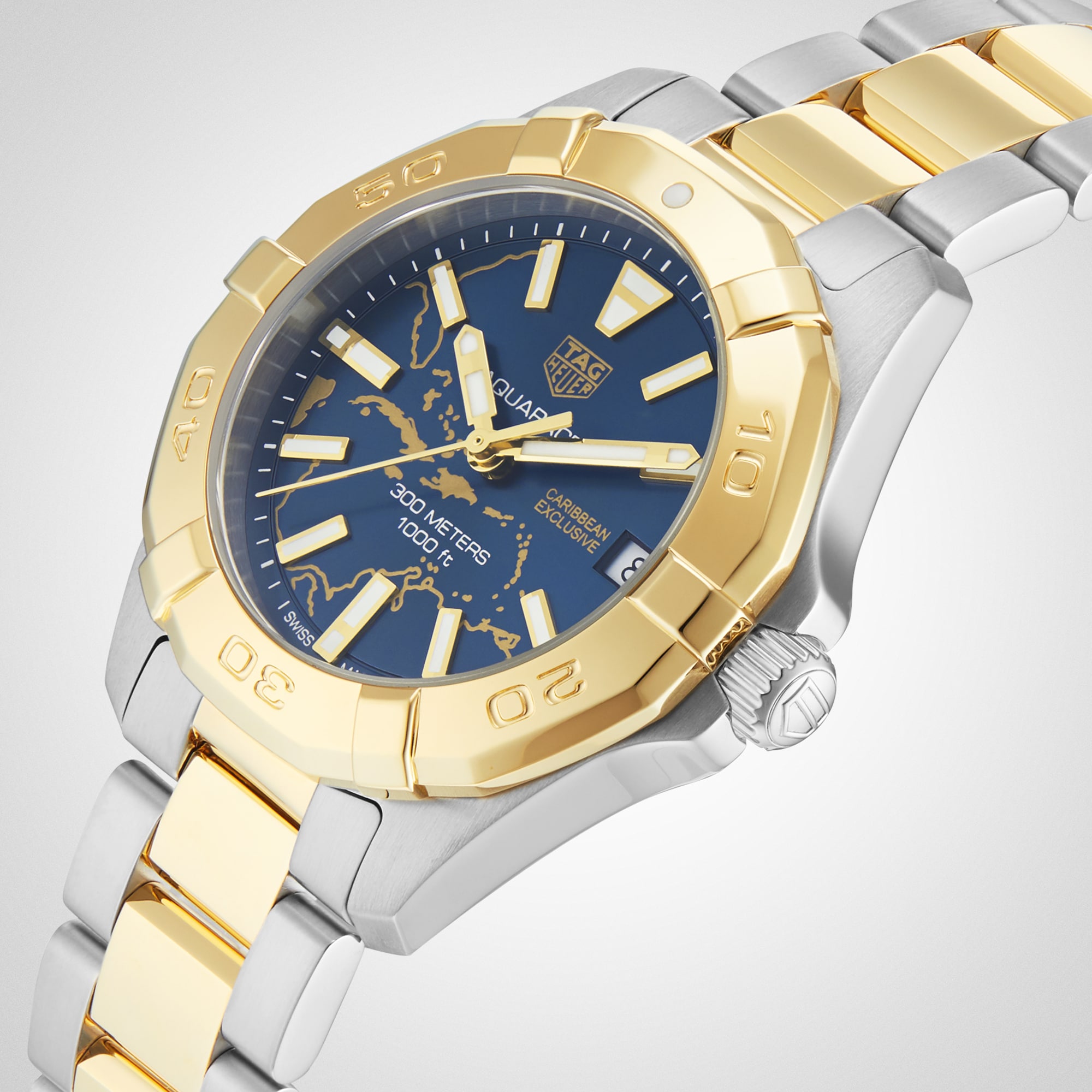 Aquaracer 32mm Caribbean Exclusive Ladies Watch Blue