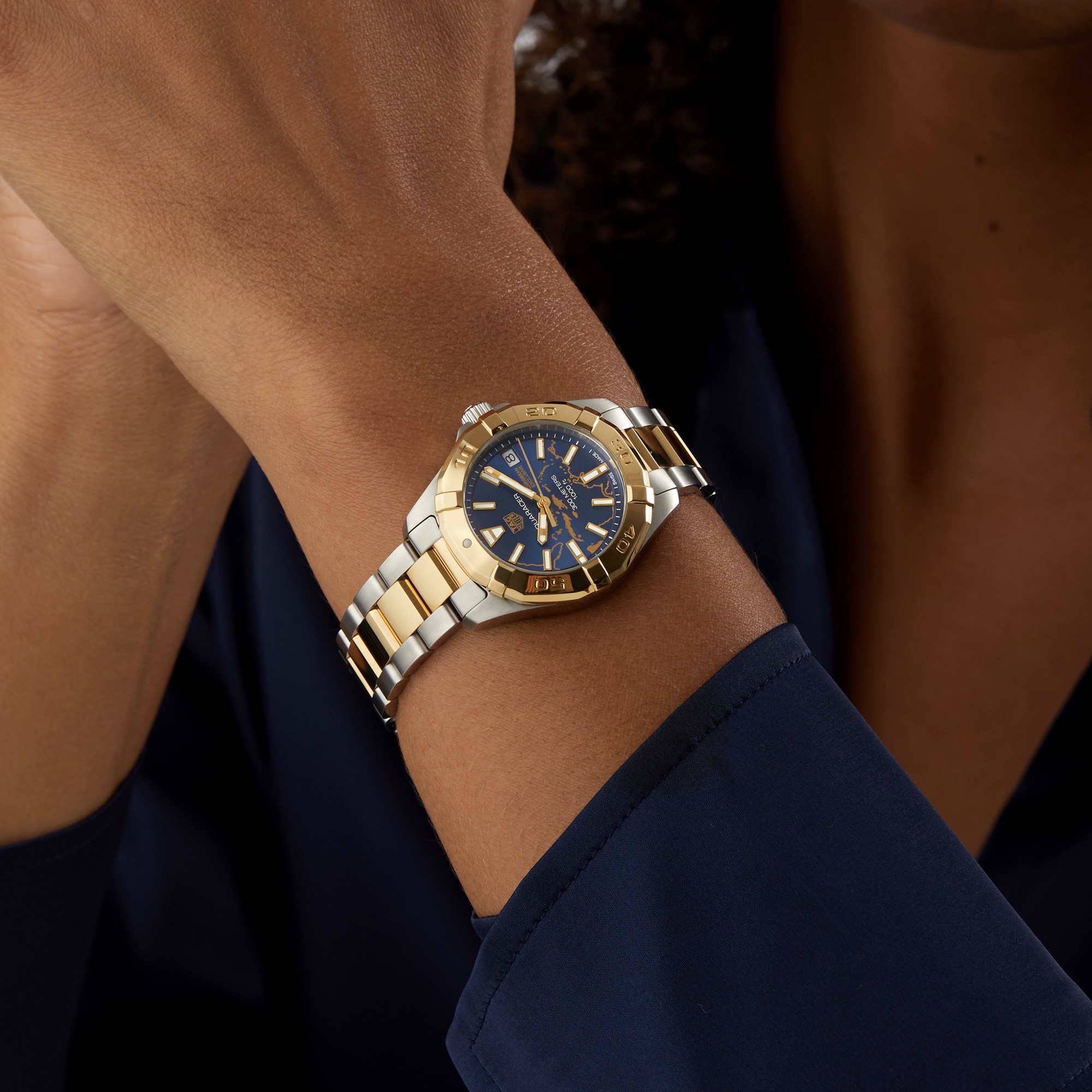 Tag heuer aquaracer outlet ladies blue