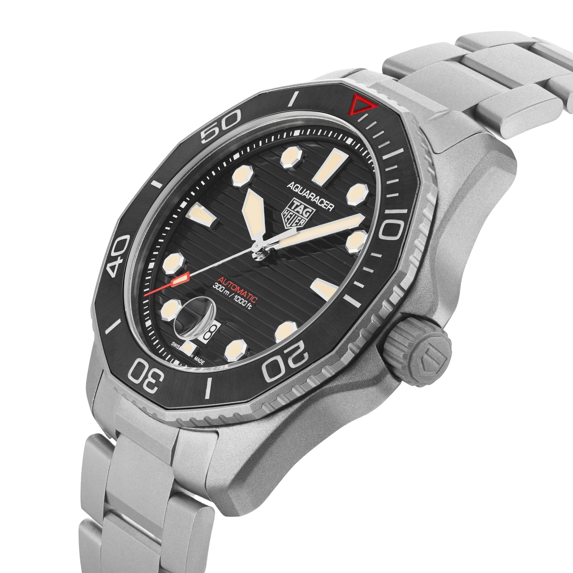 Aquaracer discount black dial