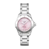 TAG Heuer Aquaracer 30mm Ladies Watch Strawberry Pink The Watches Of Switzerland Group Exclusive