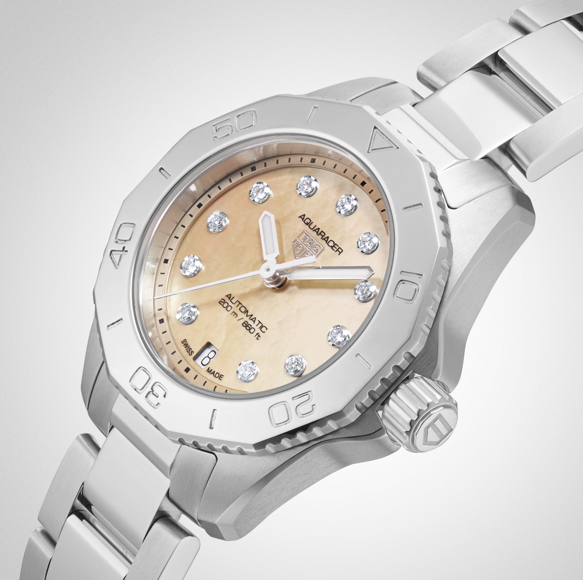 TAG Heuer Aquaracer Professional 200 30mm Ladies Watch Caramel TAG Heuer Aquaracer Professional 200 30mm Ladies Watch Caramel