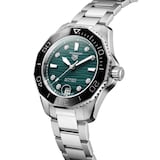 TAG Heuer Aquaracer Professional 300 UK Edition 36mm Ladies Watch Green