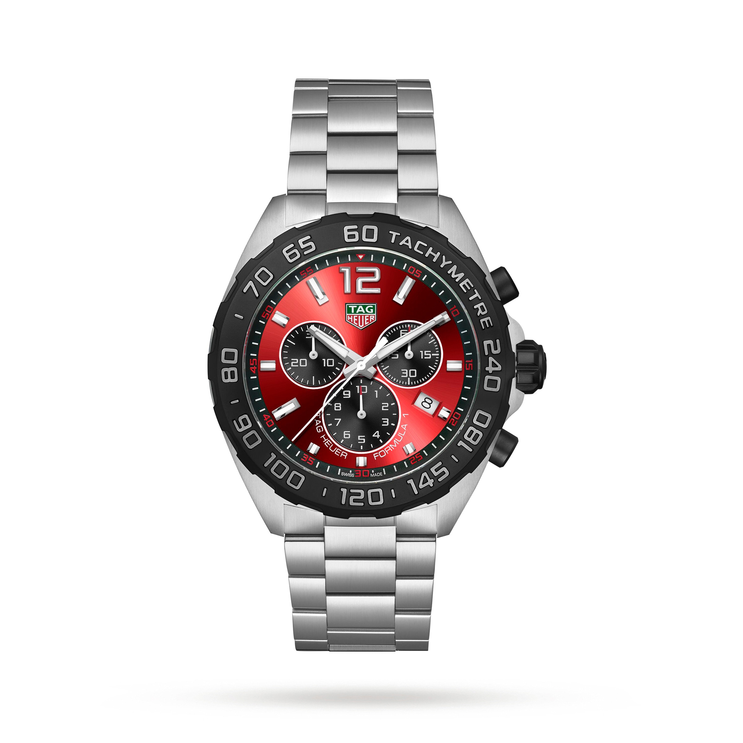 Photos - Wrist Watch TAG Heuer Formula 1 Quartz Chronograph 200M 43mm Mens Watch Red 