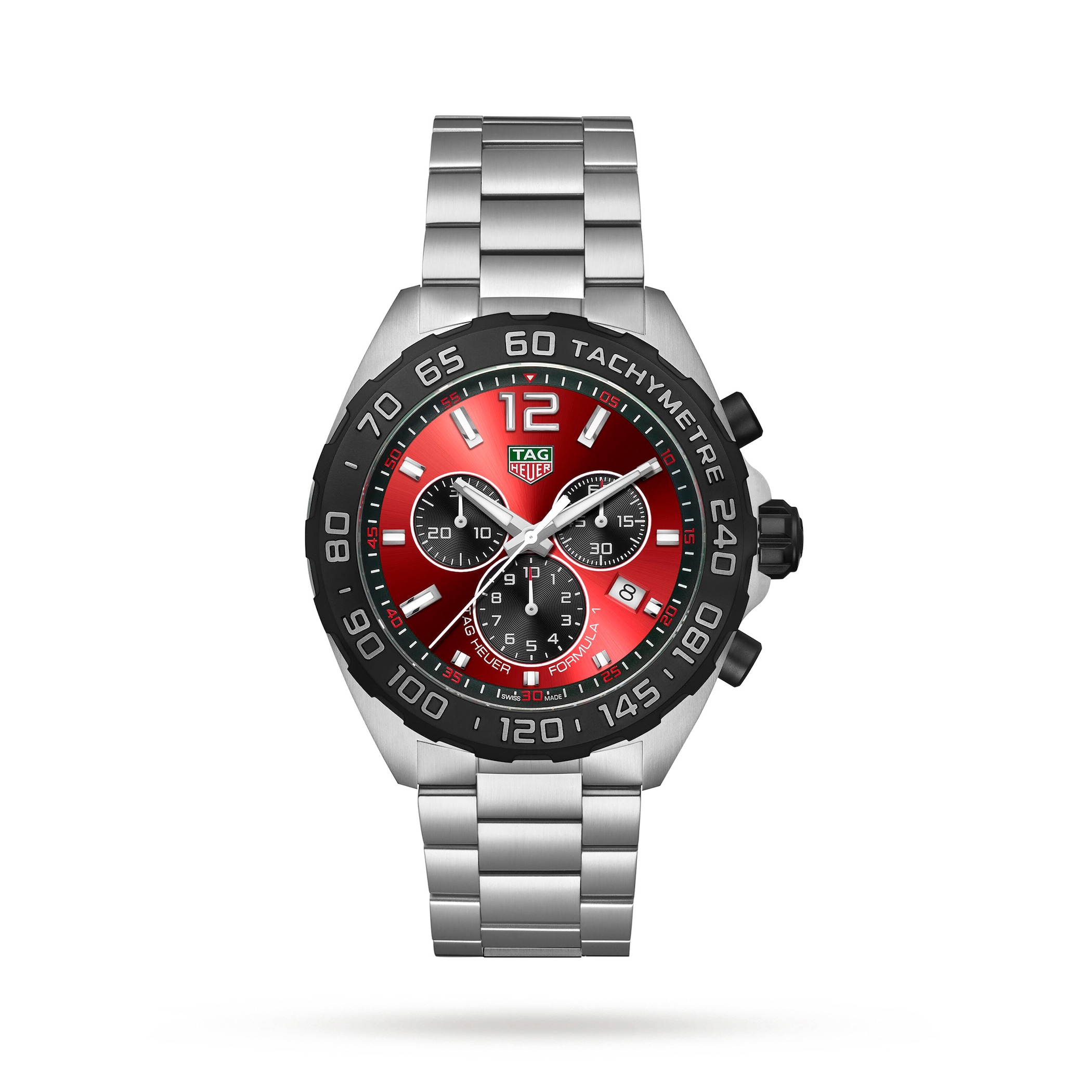 TAG Heuer Formula 1 Quartz Chronograph 200M 43mm Mens Watch Red TAG Heuer Formula 1 Quartz Chronograph 200M 43mm Mens Watch Red