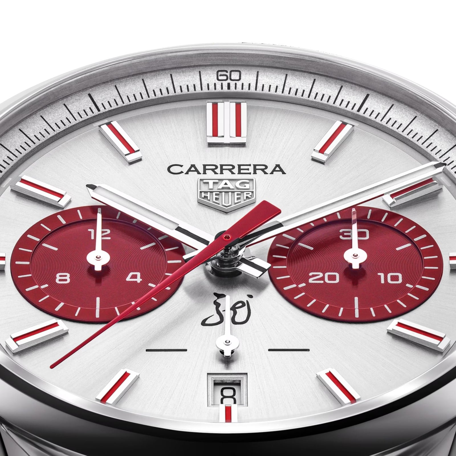 Carrera Chronograph Automatic 42mm Mens Watch Silver