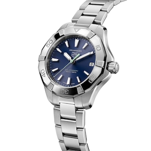 TAG Heuer Aquaracer Professional 200 Solargraph 34mm Ladies Watch Blue