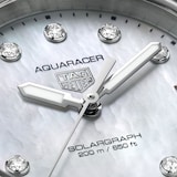 TAG Heuer Aquaracer Professional 200 Solargraph 34mm Ladies Watch Mother Of Pearl Diamonds