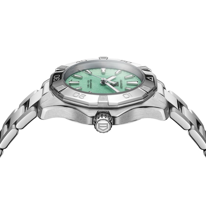 TAG Heuer Aquaracer Professional 200 Solargraph 34mm Ladies Watch Turquoise