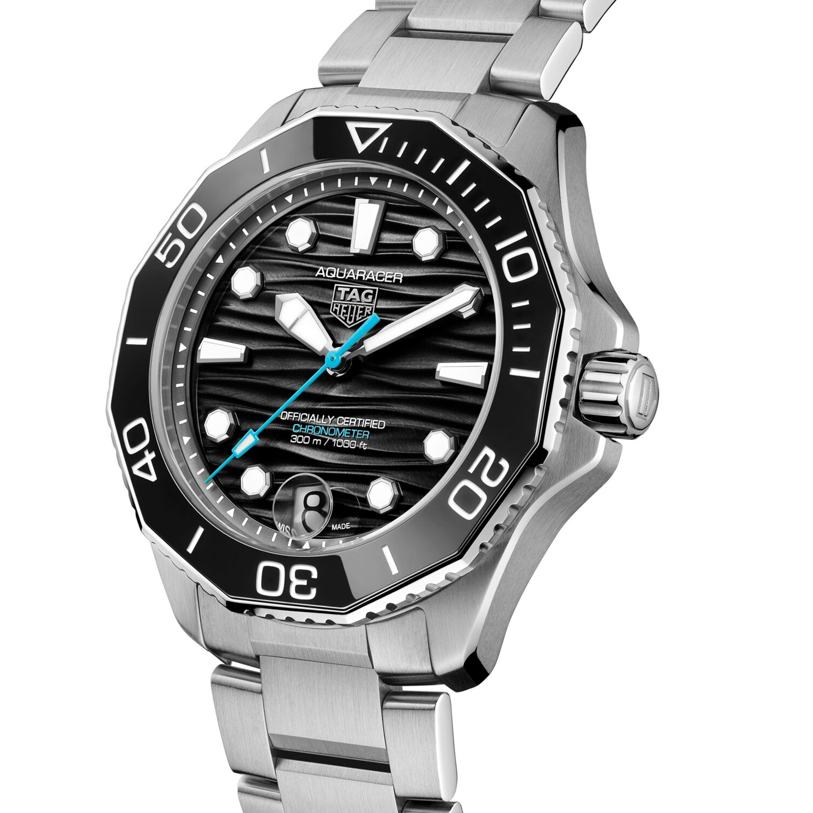 TAG Heuer Aquaracer Professional 300 Date 42mm Mens Watch Black