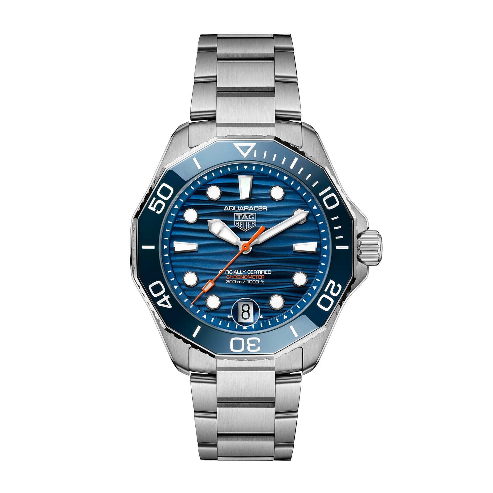 Aquaracer Professional 300 Date 42mm Mens Watch Blue