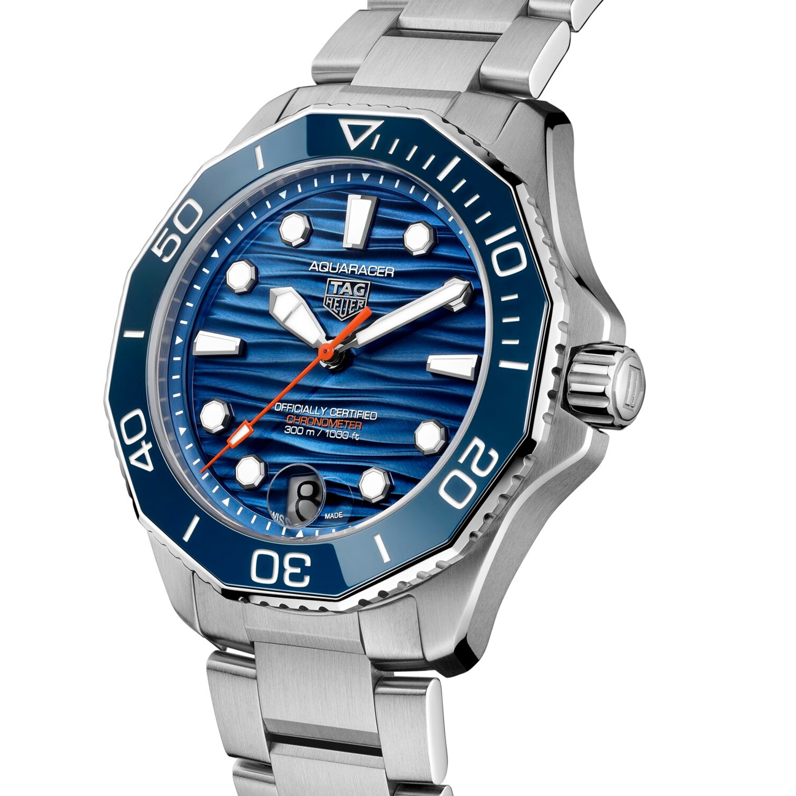 TAG Heuer Aquaracer Professional 300 Date 42mm Mens Watch Blue